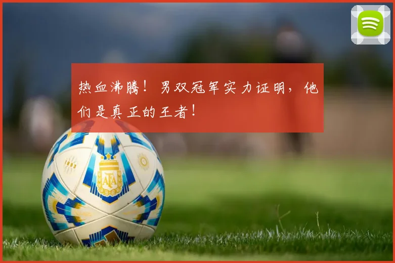 热血沸腾!男双冠军实力证明,他们是真正的王者!